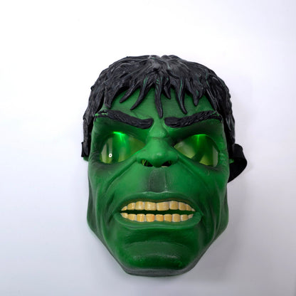 Vintage Incredible Hulk Light Up Face Mask 2008 Marvel