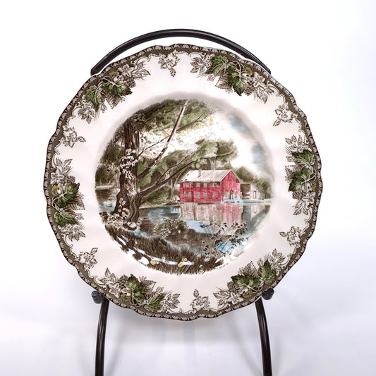 Johnson Bros The Friendly Village The Old Mill Dinner Plate Made In England