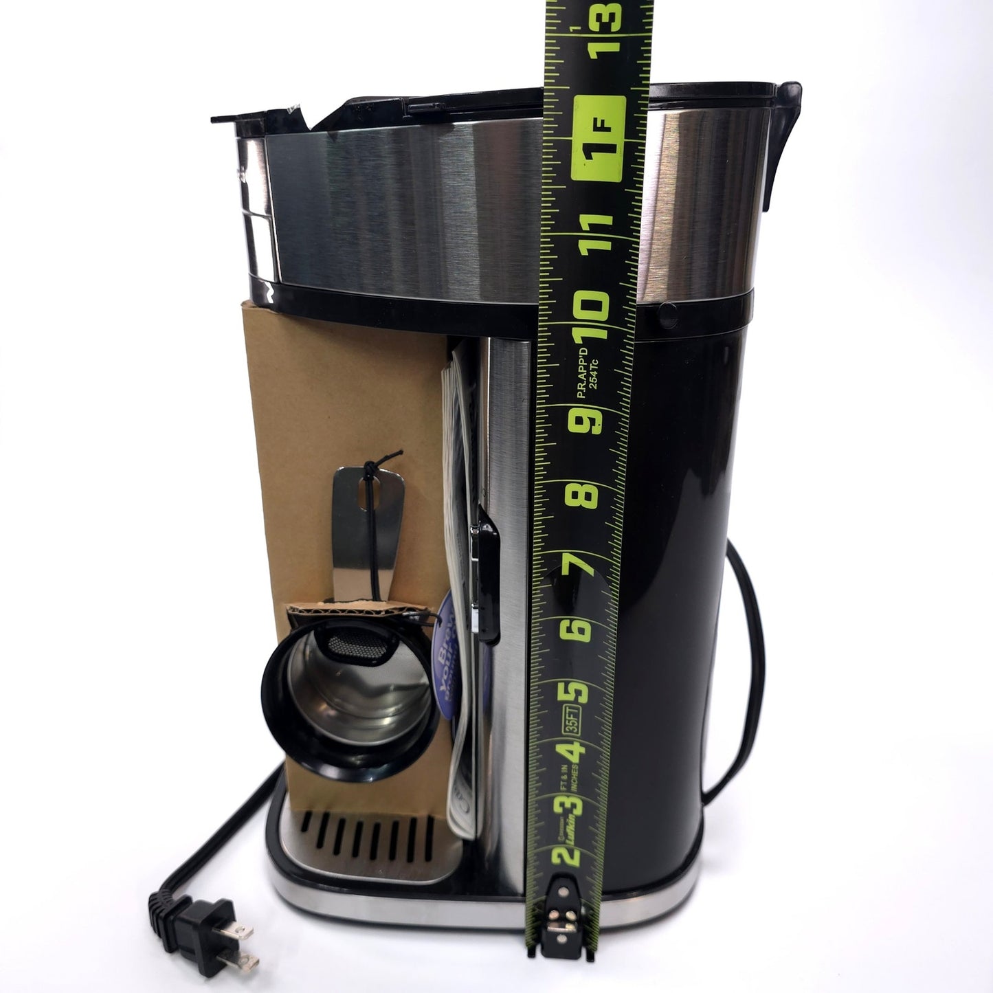 Hamilton Beach The Scoop Single Serve 14 oz Coffeemaker 49981 Travel Mug Cup