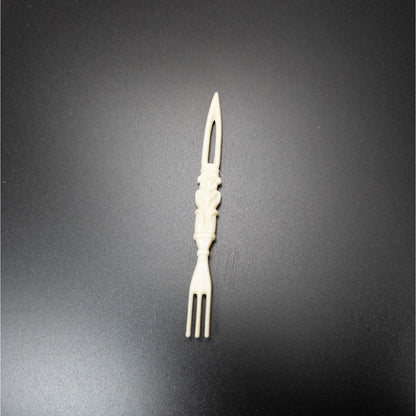 33 Appetizer Cocktail Forks Rose with Container Plastic Picks Hong Kong