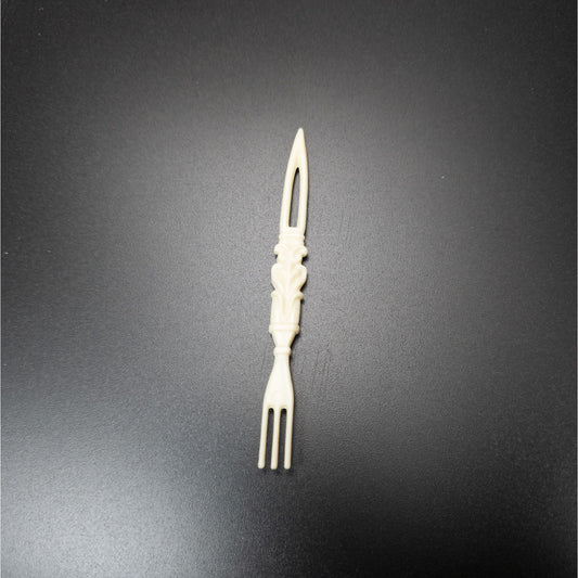 33 Appetizer Cocktail Forks Rose with Container Plastic Picks Hong Kong