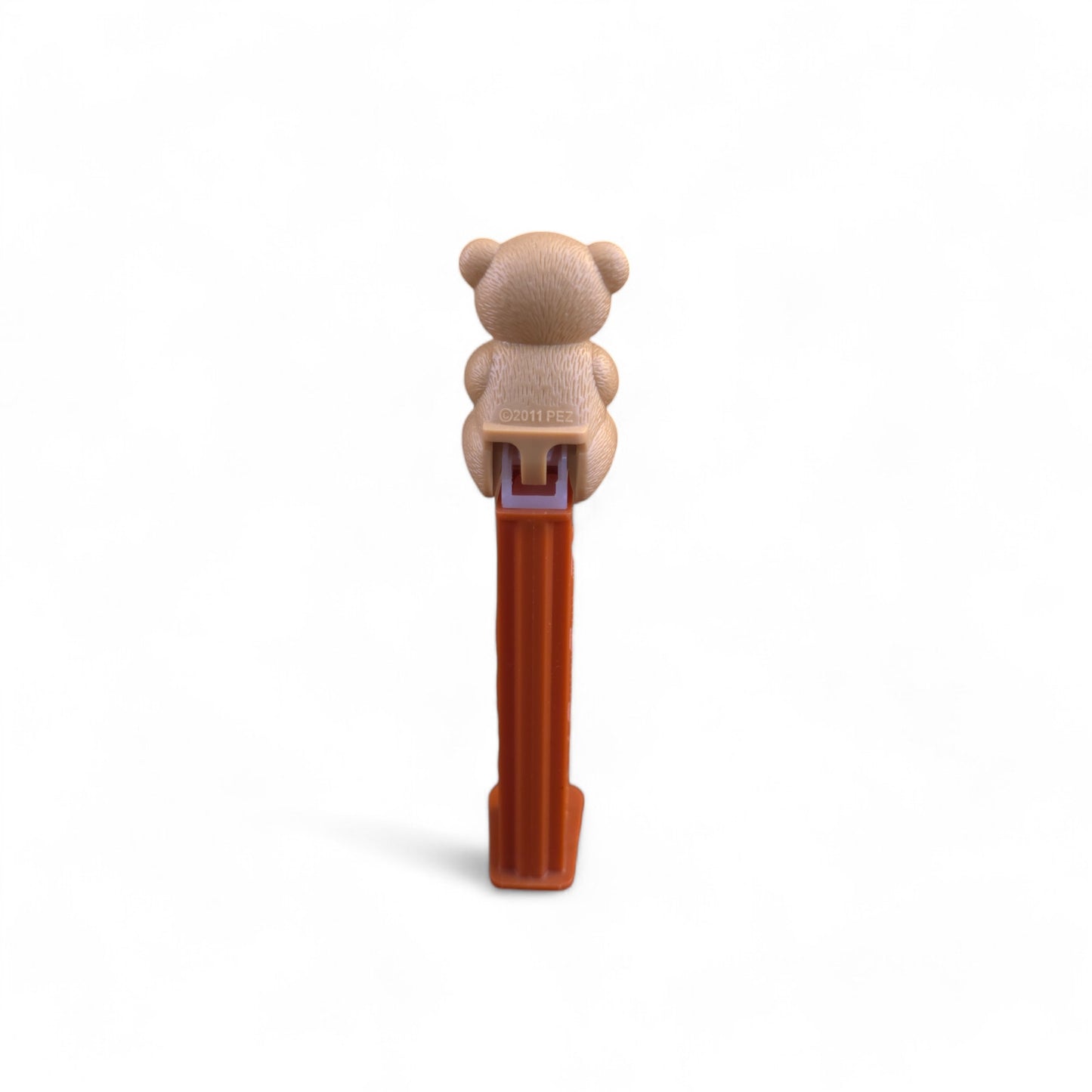PEZ Valentine Bear Footed Candy Dispenser 2011 Brown
