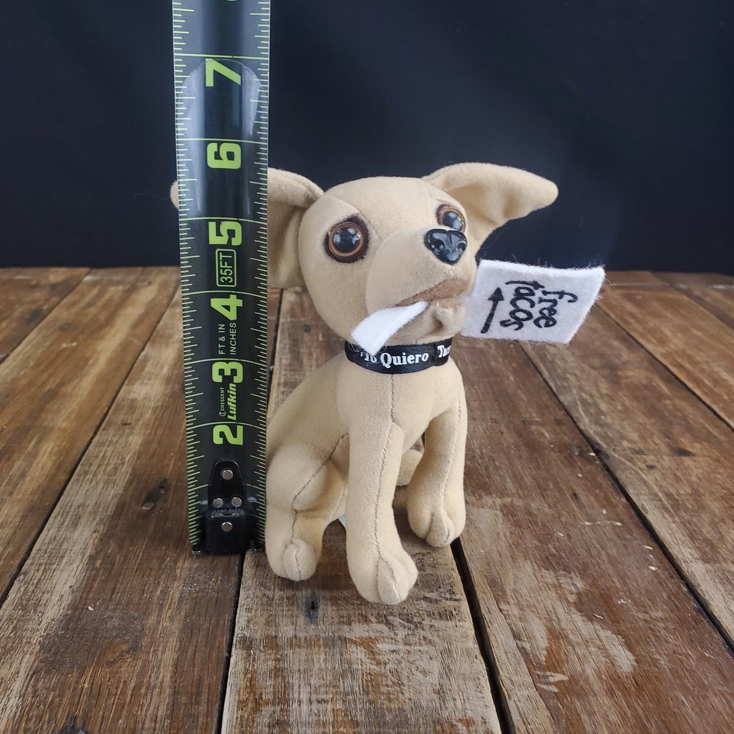 Vintage Yo Quiero Taco Bell Chihuahua Plush "Here Lizard Lizard Lizard" Tested