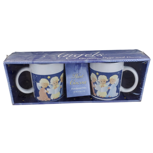 Angels Ceramic Mugs and Cocoa Set Sealed 2008