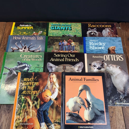 Lot of 11 National Geographic Society Hardcover 11" x 9"