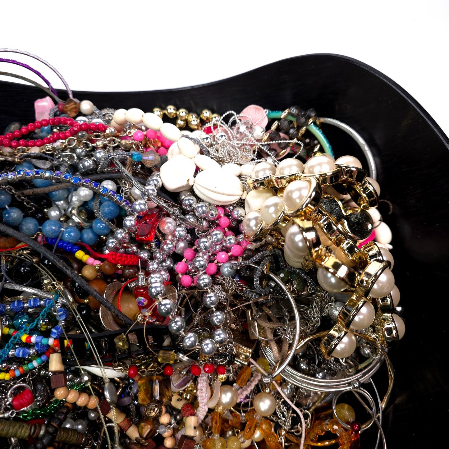 5 lb Vintage to Now Mixed Jewelry Lot Costume Craft Repair Resale JL7