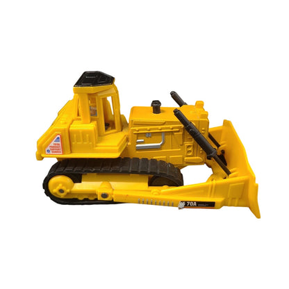 1998 Smart Toys Dynamic Diecast Yellow Bulldozer Construction Vehicle