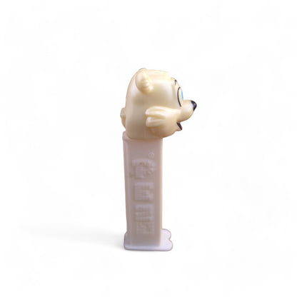 PEZ Winter Bear Footed Candy Dispenser 1999 Retired White