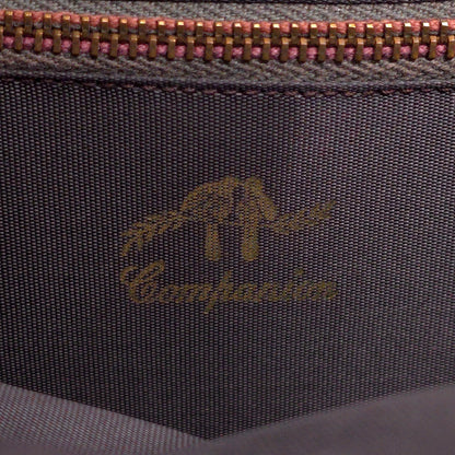 Vintage Companion Leather Top Handle Kiss Lock Bag Purse