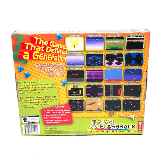 Launch Edition Atari Flashback Classic Game Console 20 Games