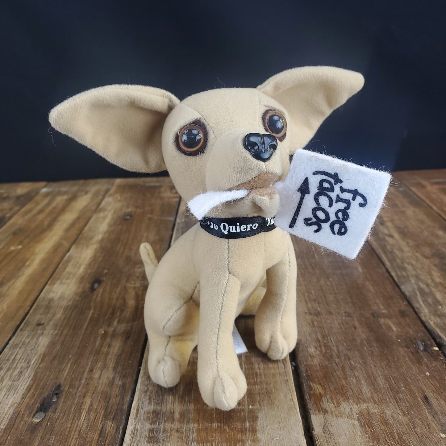 Vintage Yo Quiero Taco Bell Chihuahua Plush "Here Lizard Lizard Lizard" Tested