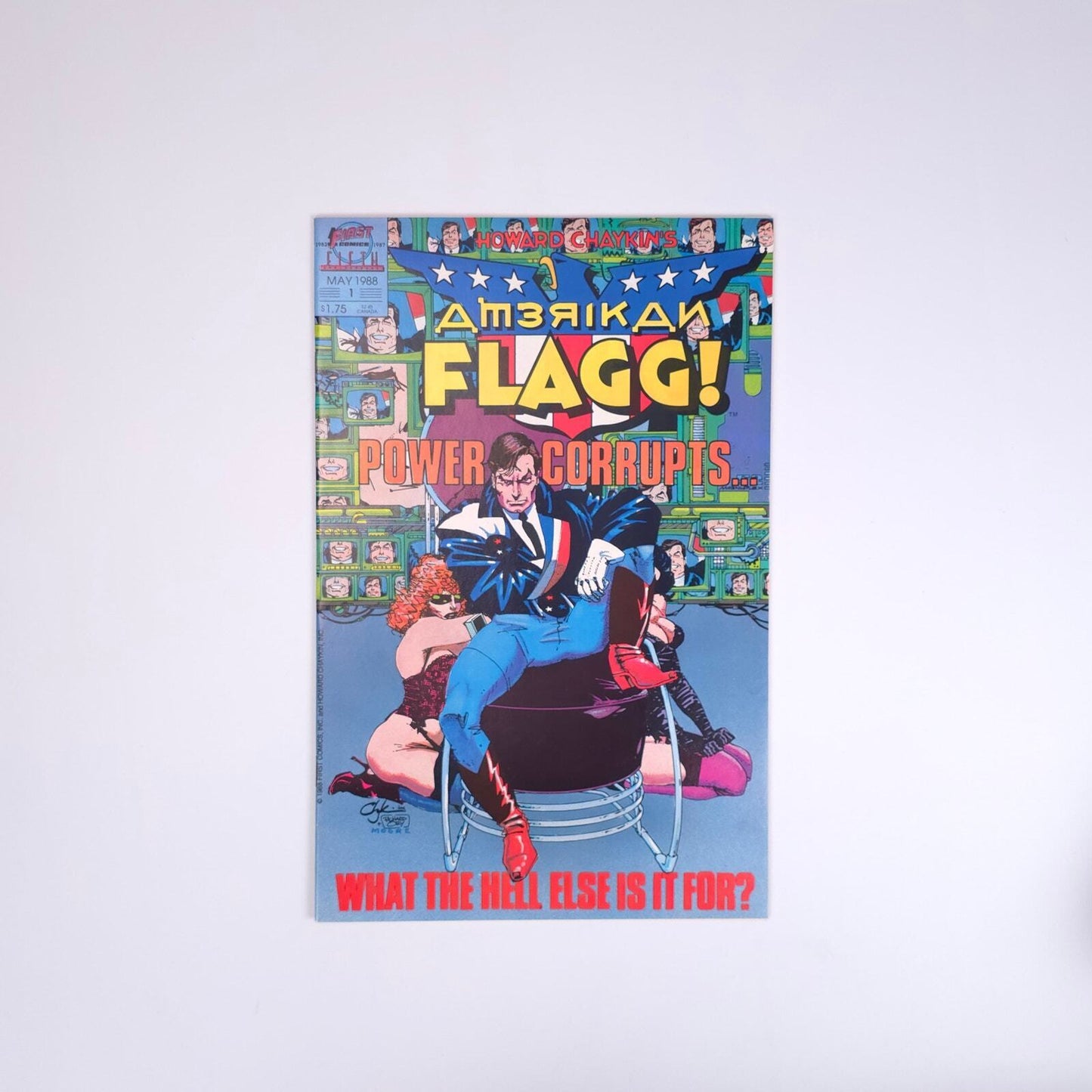 Amerikan Flagg! Power Corrupts #1 First Comics Comic Book