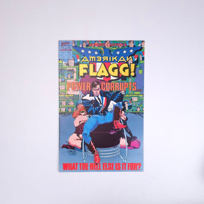 Amerikan Flagg! Power Corrupts #1 First Comics Comic Book
