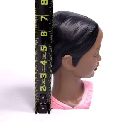 Vintage MCM Lego Japan Display Mannequin Head Bust Pink Shirt