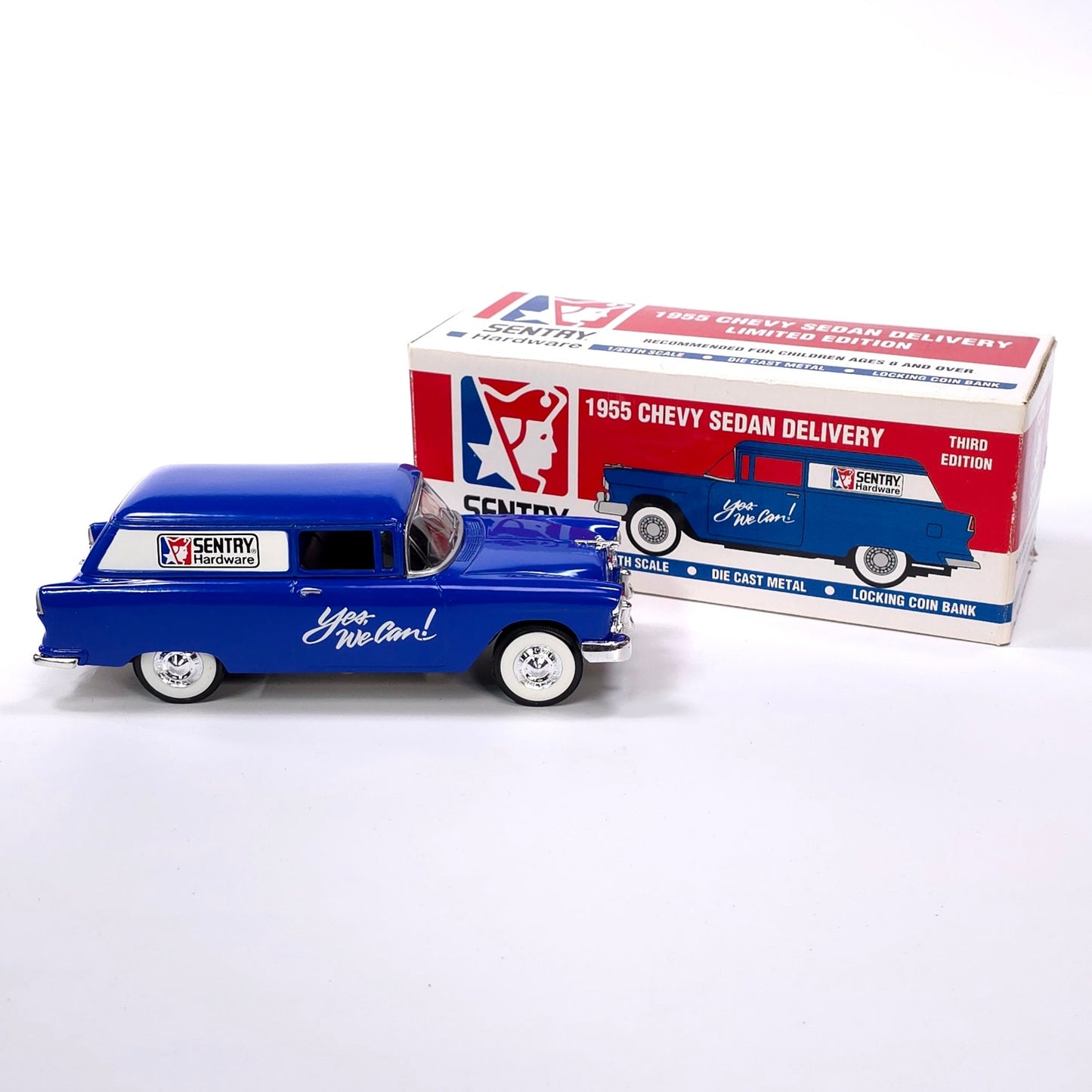 Sentry Hardware 1955 Chevy Sedan Delivery Die Cast Coin Bank