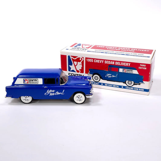 Sentry Hardware 1955 Chevy Sedan Delivery Die Cast Coin Bank