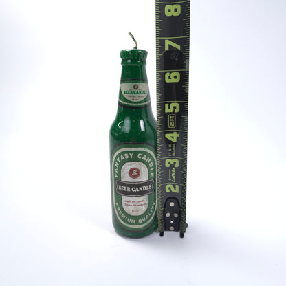 2004 Fantasy Beer Bottle Candle Green