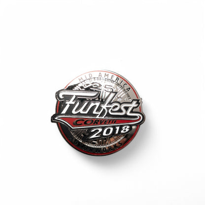 2018 FunFest Corvette Mid America Motor Works Lapel Pin
