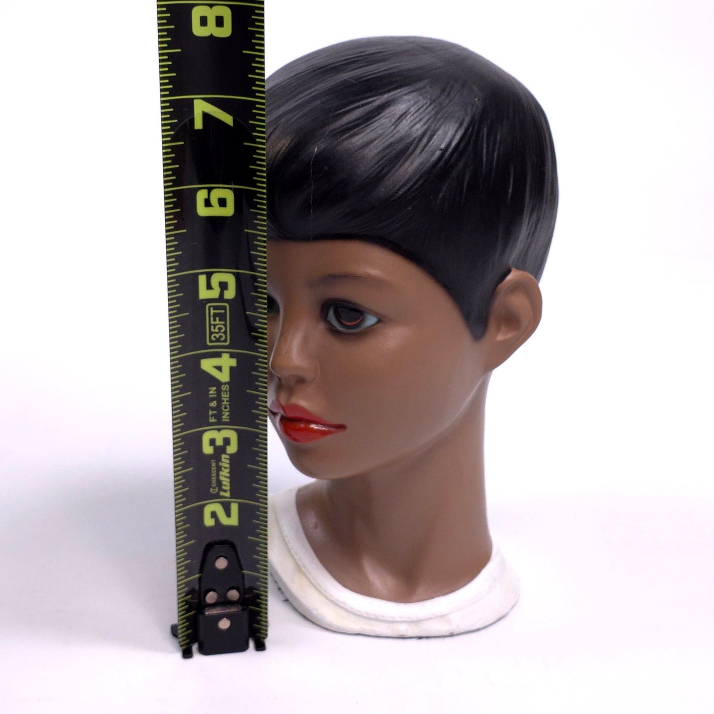 Vintage MCM Lego Japan Display Mannequin Head Bust White Shirt