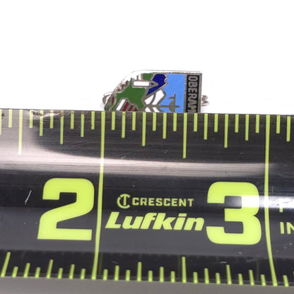 Vintage Oberammergau Germany Enamel Pinback Pin