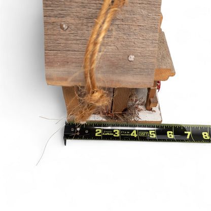 Rustic Phyllis' Hide-A-Way Home Birdhouse Rustic Decor
