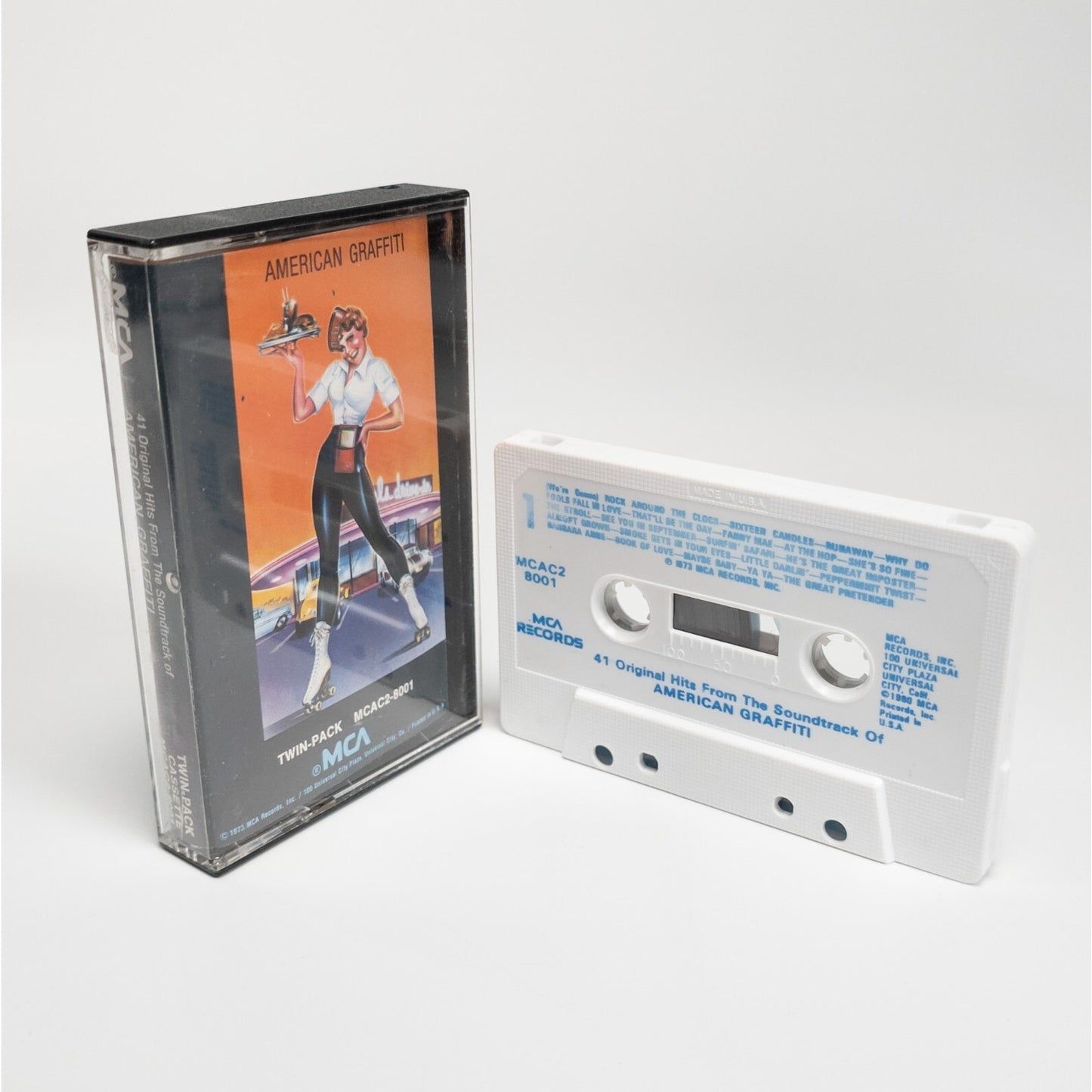 American Graffiti 41 Hits From Motion Picture Sountrack (Cassette) 2+ Ship FREE