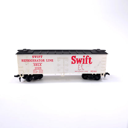 HO Scale Swift Refrigerator Line SRLX 1020 Train Car