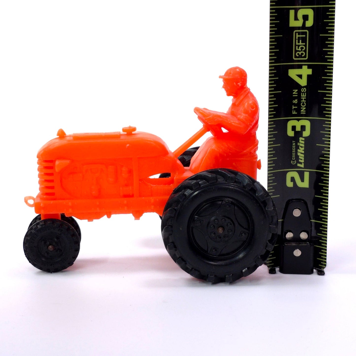 Vintage The Barr Rubber Products Ohio Plastic Farm Tractor Toy