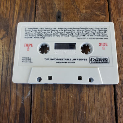 The Unforgettable Jim Reeves (Cassette) 2+ Ship FREE
