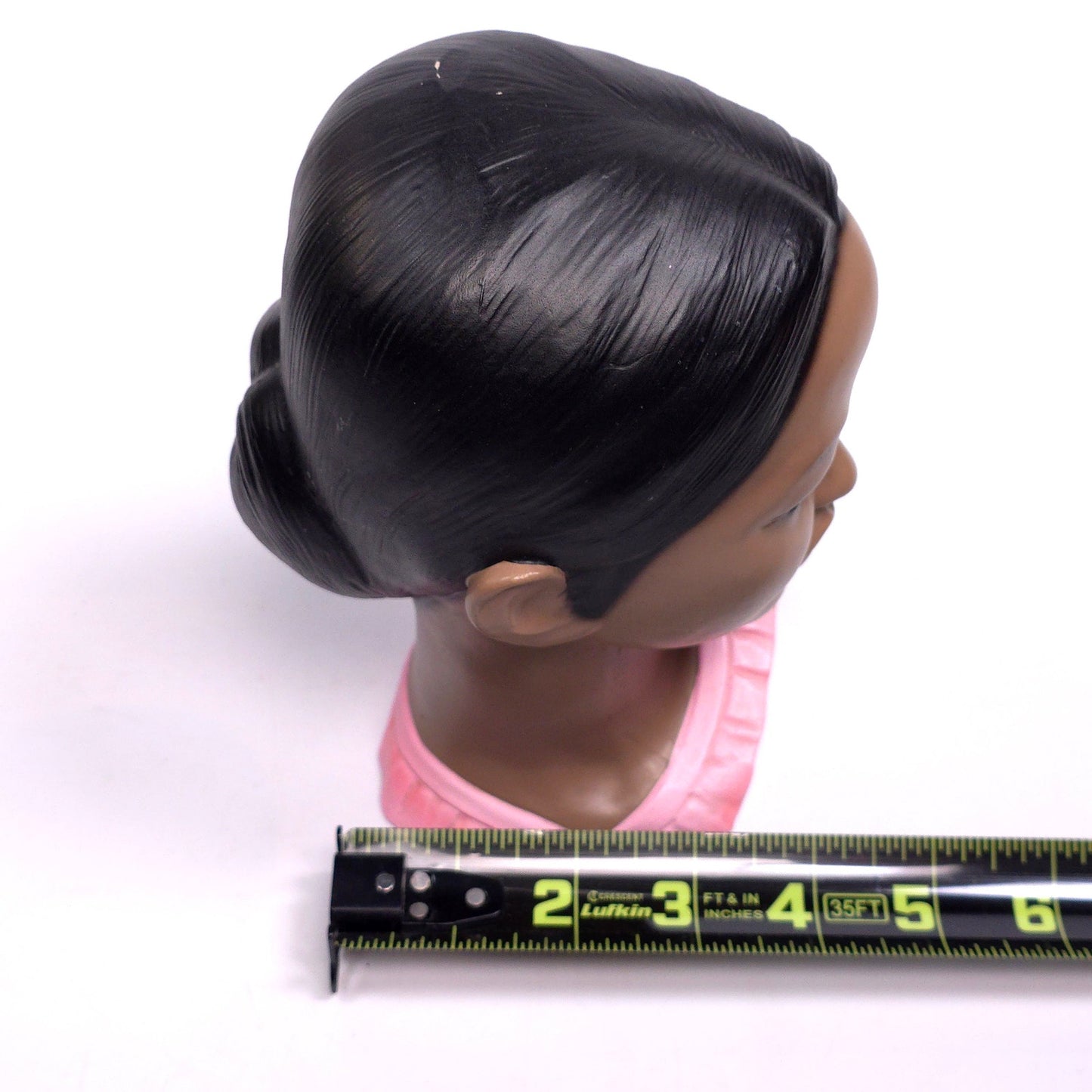 Vintage MCM Lego Japan Display Mannequin Head Bust Pink Shirt