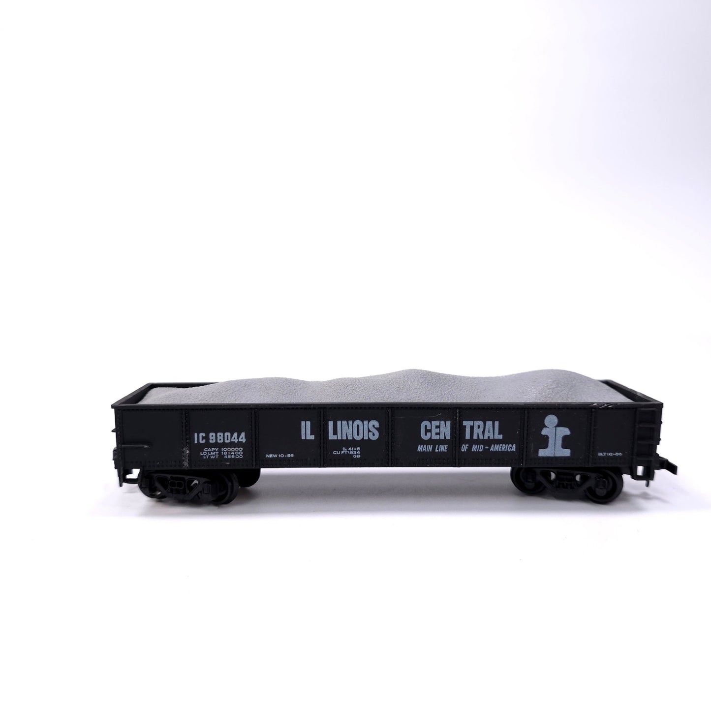 HO Scale Illinois Central Main Line IC98044 Open Top Train Car