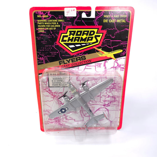 Sealed Vintage Road Champs Flyers Metal Die Cast Airplane B-25 Mitchell 6200