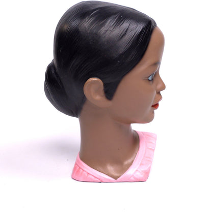 Vintage MCM Lego Japan Display Mannequin Head Bust Pink Shirt