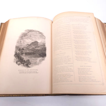 A Library Of Poetry And Song William Cullen Bryant 1876 Leather Bound