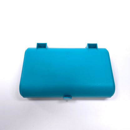 Vintage Caboodles Small Cosmetic Makeup Jewelry Box w/ Mirror Teal 2606