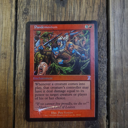 Foil Pandemonium 2006 Time Spiral MTG Magic The Gathering Card Game