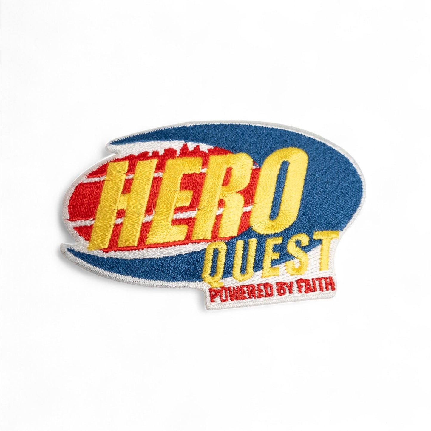 Hero Quest Powered By Faith Sew On Patch