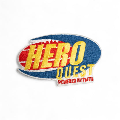 Hero Quest Powered By Faith Sew On Patch