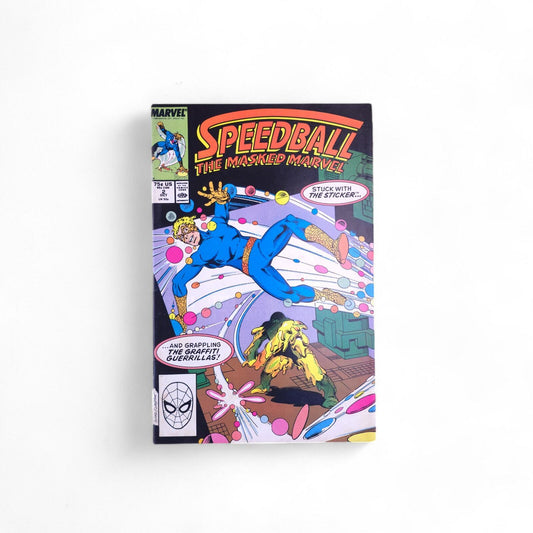 Speedball The Masked Marvel #2 Marvel Comics 1988 Comic Book