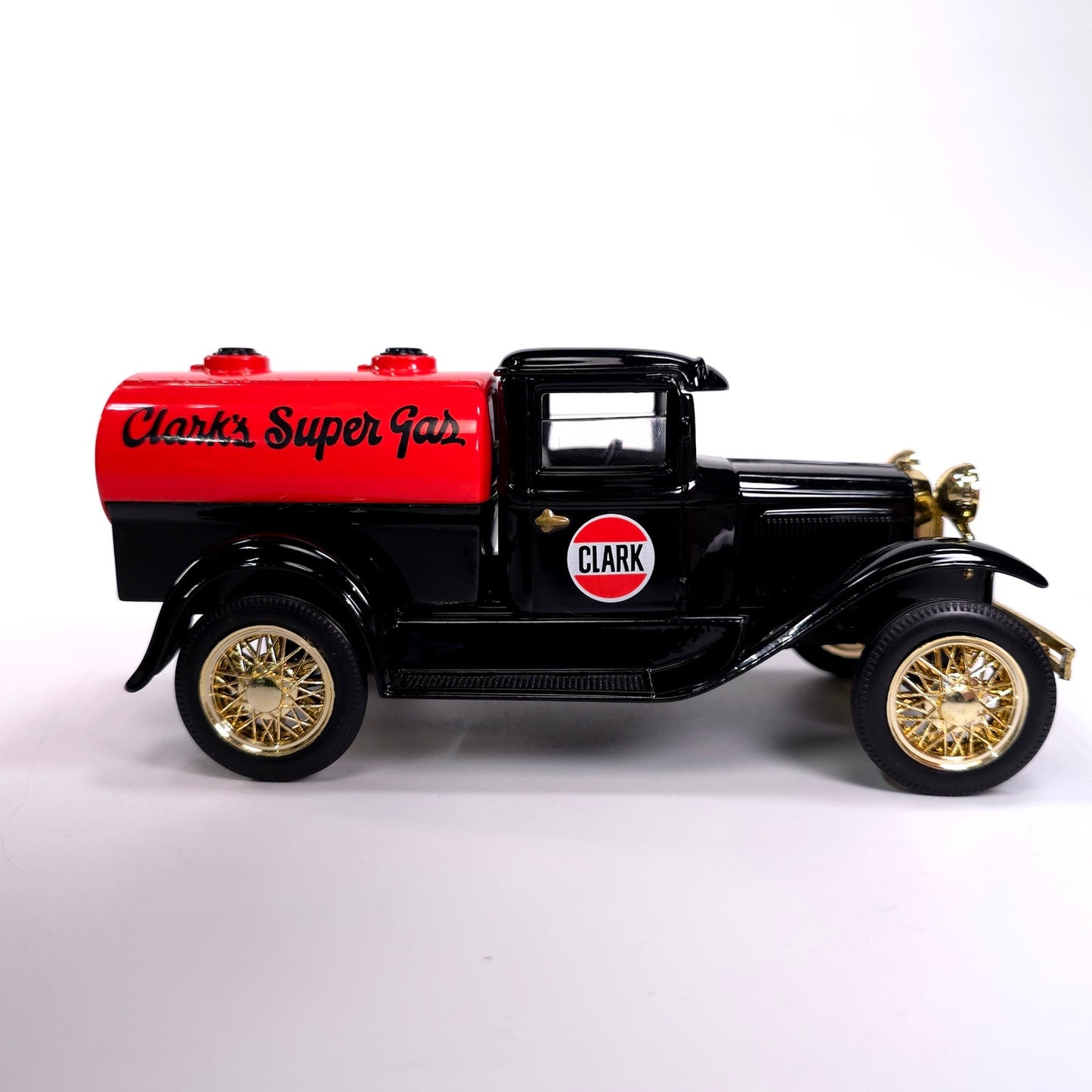 Clark's Super Gas 1930's Model A Tanker 1:25 Scale Metal Die Cast Coin Bank