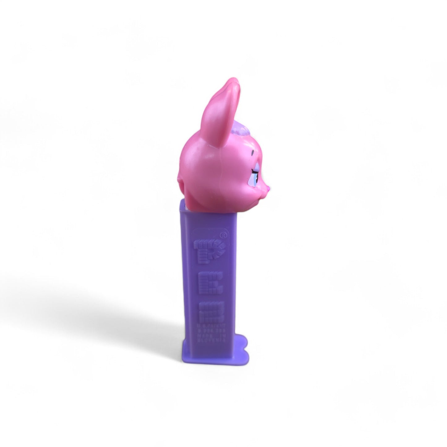 PEZ Pink Easter Bunny Footed Candy Dispenser 2016 Purple