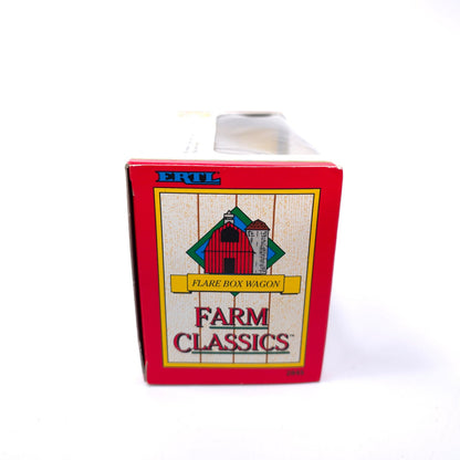 ERTL Farm Classics Flare Box Wagon 1/43 Scale Tractor Trailer Gray Red