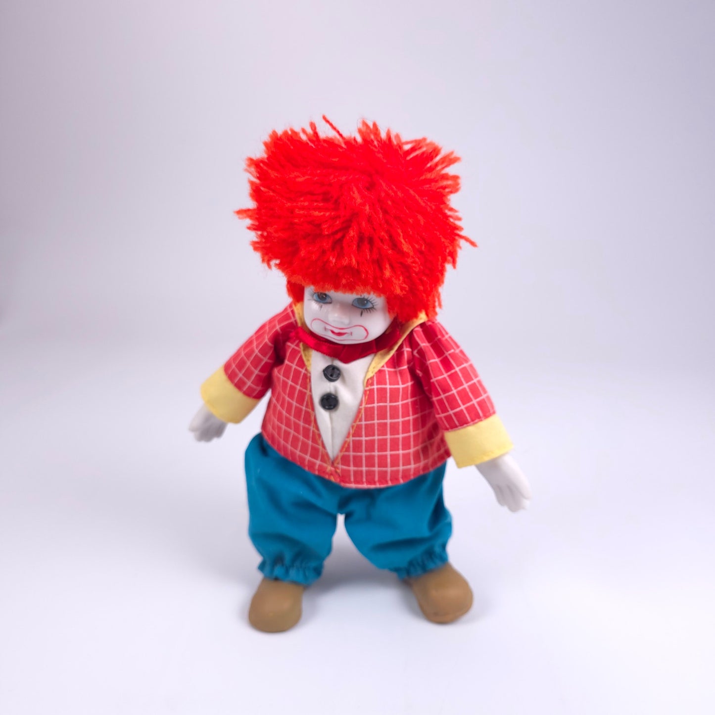 L'il Chips 7 inch Porcelain Clown Doll by Russ Berrie 1962 Figure