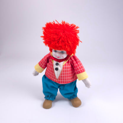 L'il Chips 7 inch Porcelain Clown Doll by Russ Berrie 1962 Figure