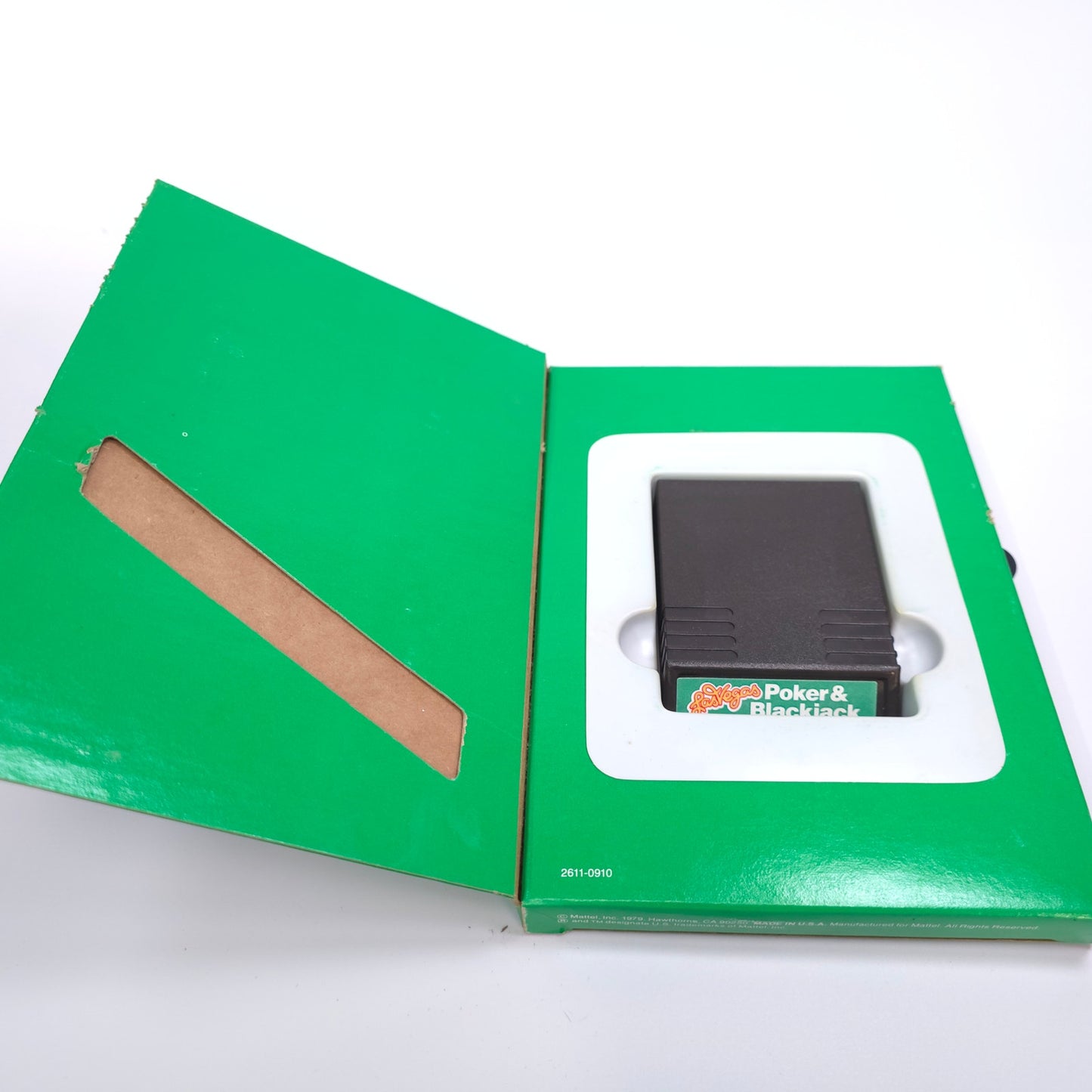 Mattel Intellivision Poker & Blackjack Video Game With Box and Inserts