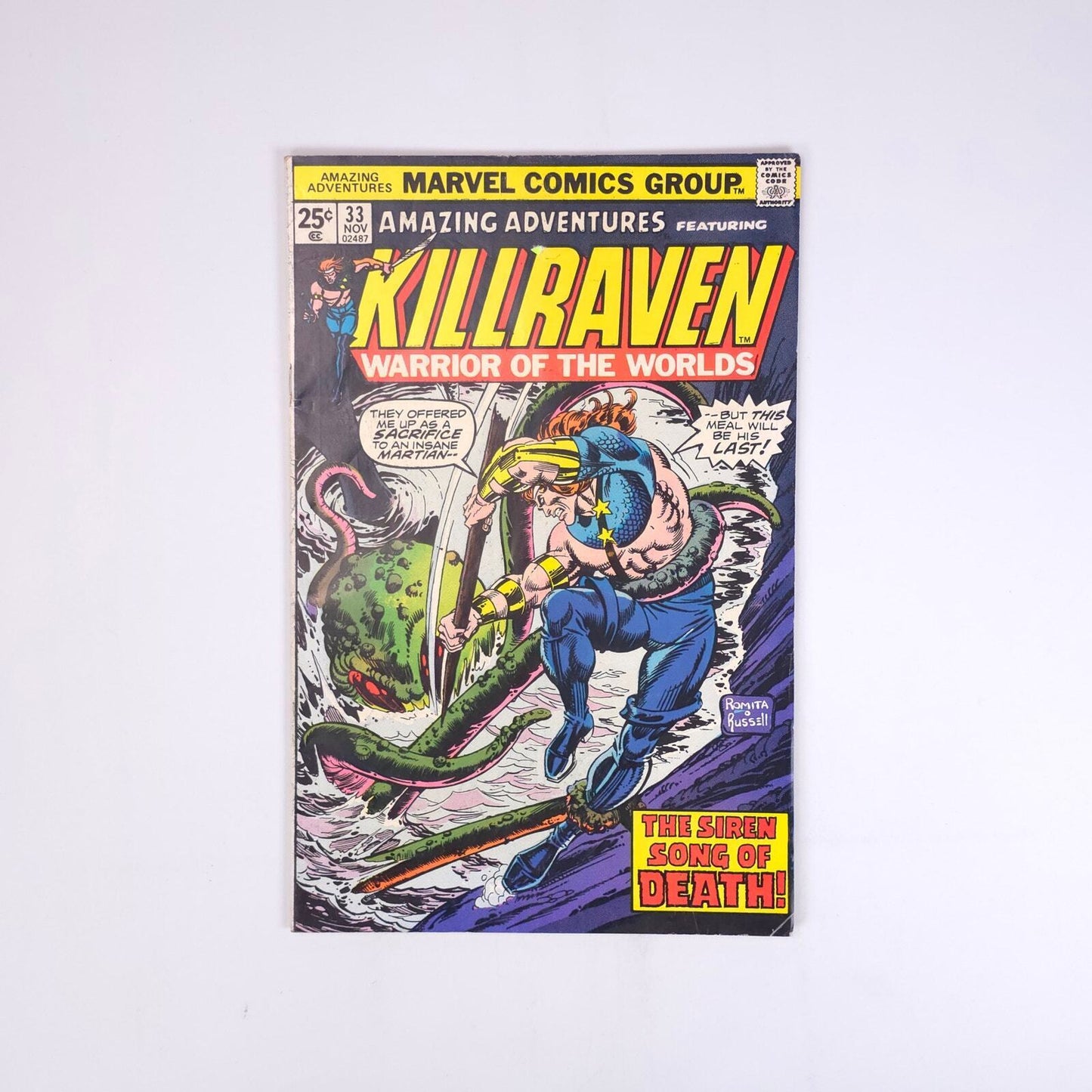 Killraven Warrior of the Worlds #33 Marvel Comics Comic Book