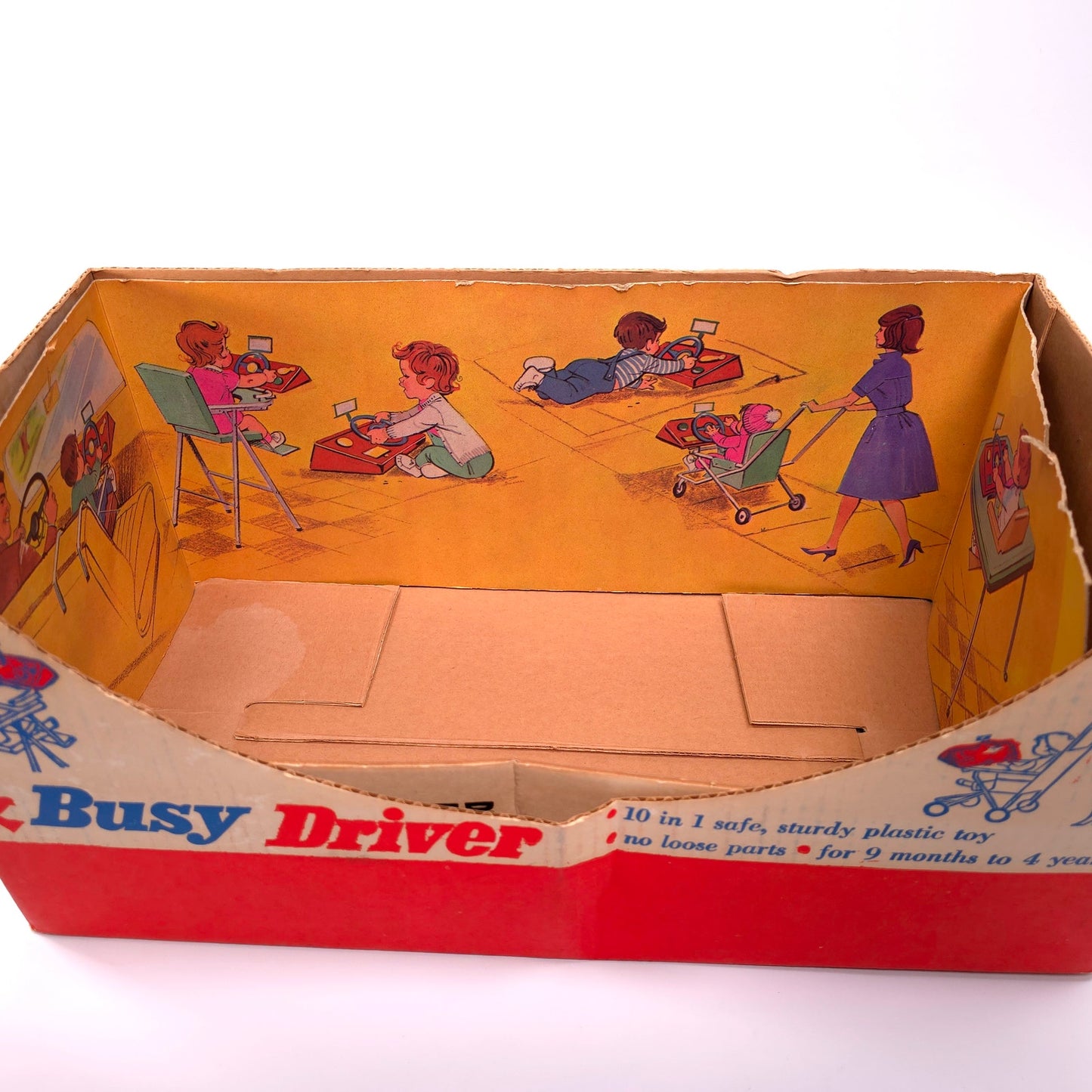 Vintage Kohner Musical Busy Driver #807 Stroller Car Seat Wheel