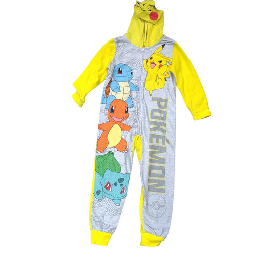Pokemon Kids Sleep Onsie Yellow Pikachu Squirtle Charmander