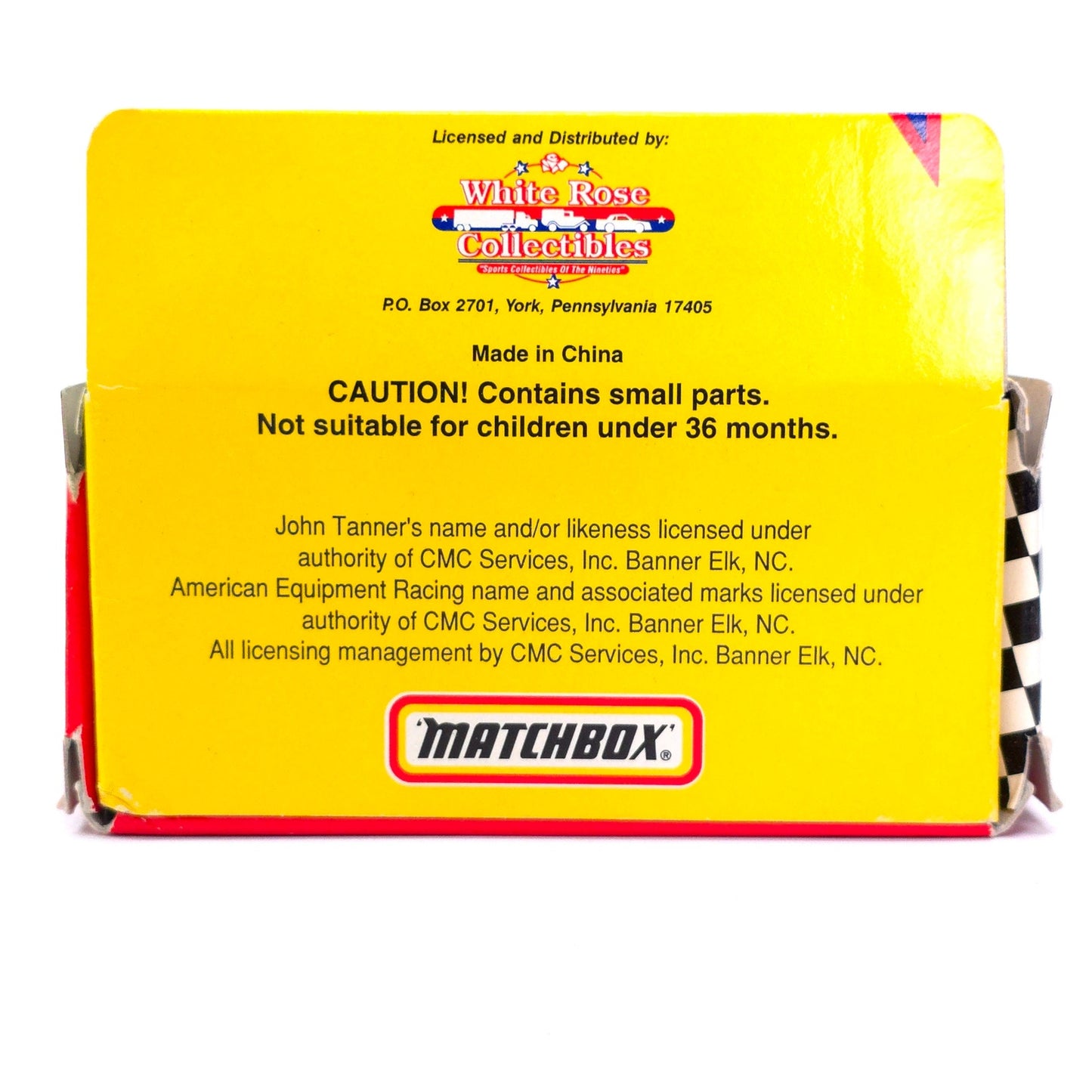 Matchbox 1995 Super Stars CAT Caterpillar Racing Limited Edition Metal Diecast