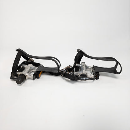 Wellgo LU-944 Bike Pedals with Toe Cages